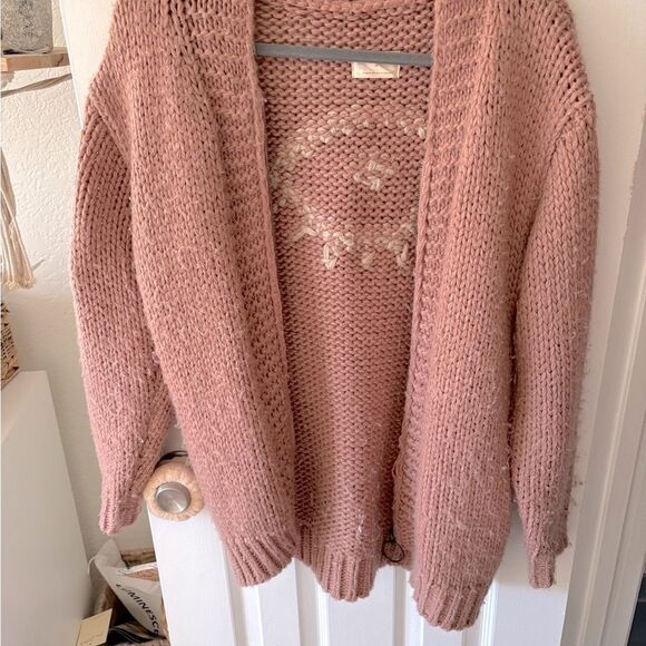 Cozy Pink Women's Sweater - Picture 3 of 6